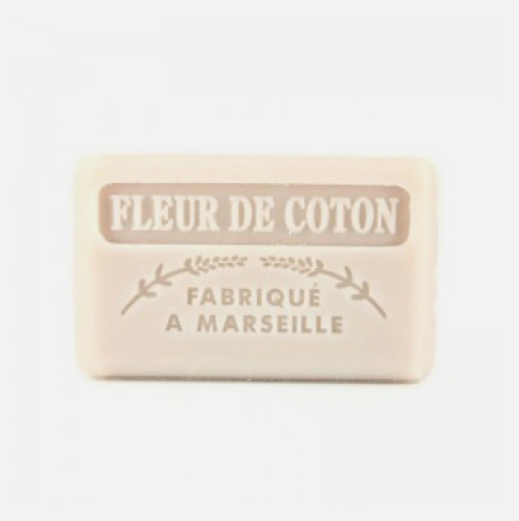 Cotton flower - Marseille soap perfumed - 125 gr
