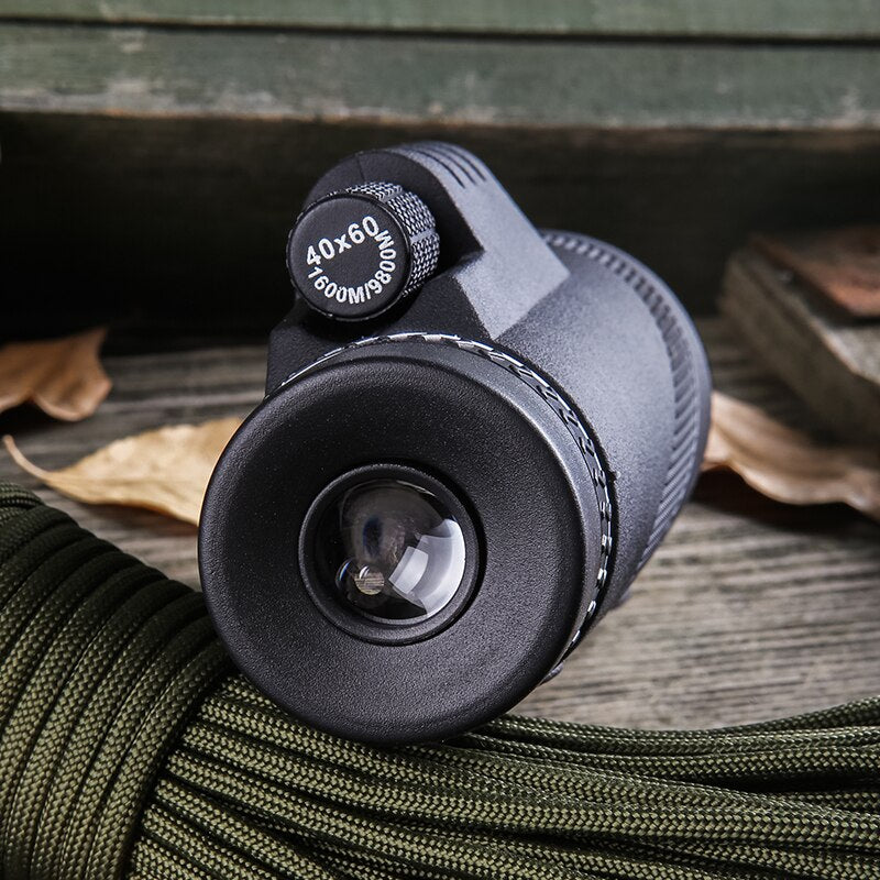 Powerful Monocular Camping Telescope for Smartphone 40X60 Military Spyglass Zoom HD Hunting Optics Scope Binoculars Night Vision