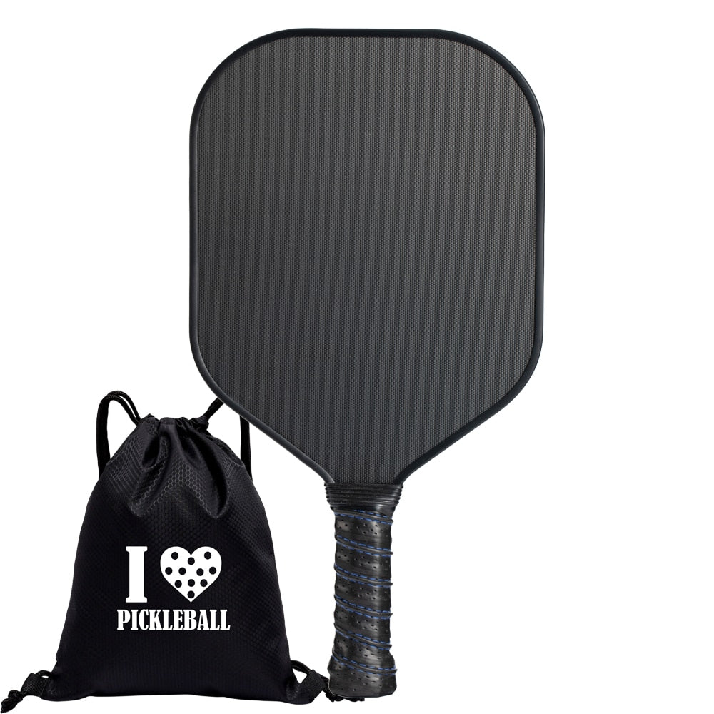 Pickleball Paddle Graphite Textured Surface for Spin, Pro Pickle Ball Racquet Lightweight, Carbon Fiber Racket, for Women Men