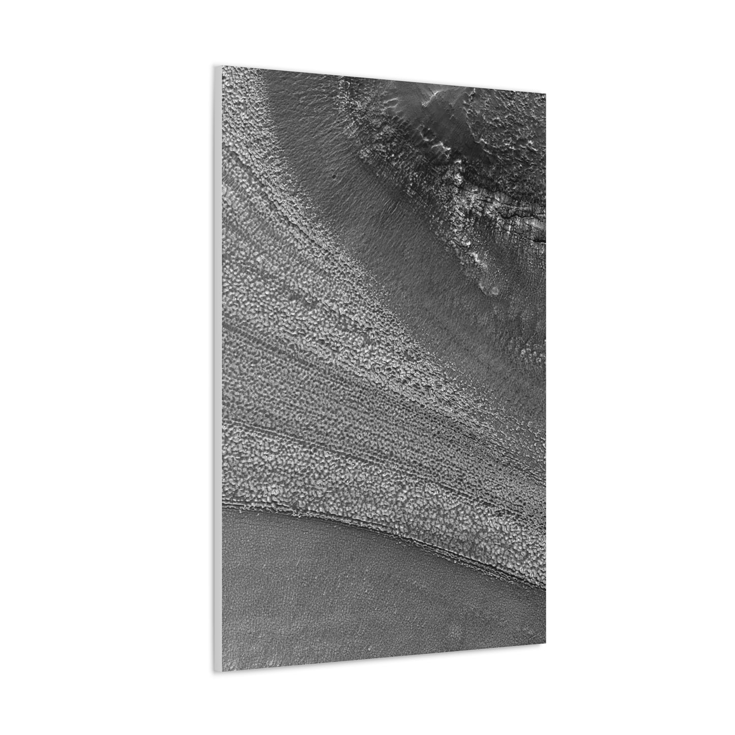 Mars' Hidden Glaciers: Unveiling the Red Planet's Icy Secrets Canvas