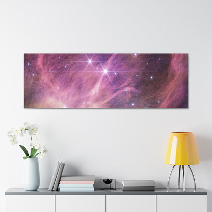 Star Cluster IC 348 Canvas Wall Art
