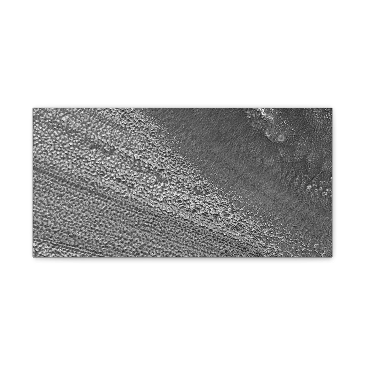 Mars' Hidden Glaciers: Unveiling the Red Planet's Icy Secrets Canvas