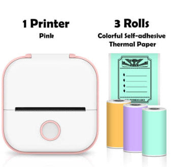 Portable Mini Thermal Bluetooth Label Printer / Paper