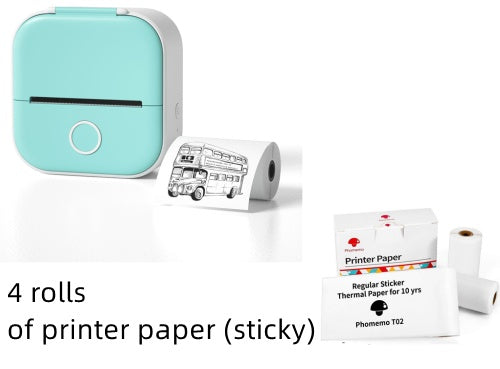 Portable Mini Thermal Bluetooth Label Printer / Paper