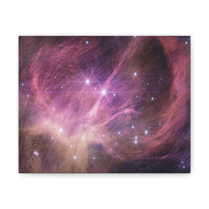 Star Cluster IC 348 Canvas Wall Art