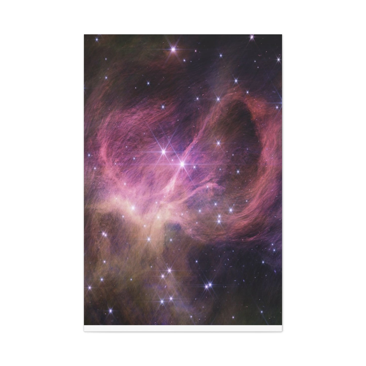 Star Cluster IC 348 Canvas Wall Art