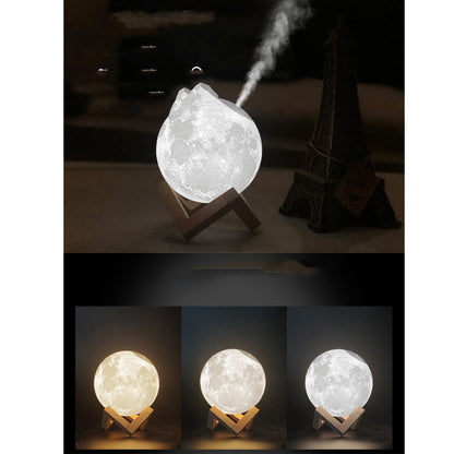 Lunar Humidifier - Night Light Bedroom Household Aromatherapy