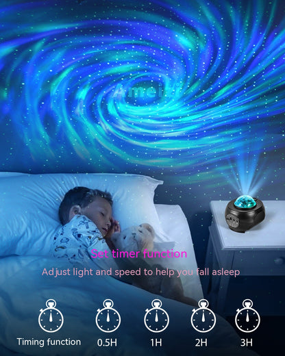 Starry Sky Projector Music Small Night Lamp