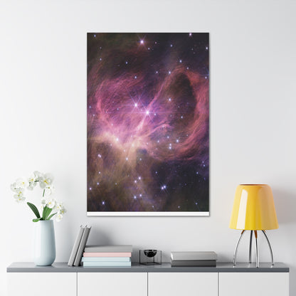 Star Cluster IC 348 Canvas Wall Art