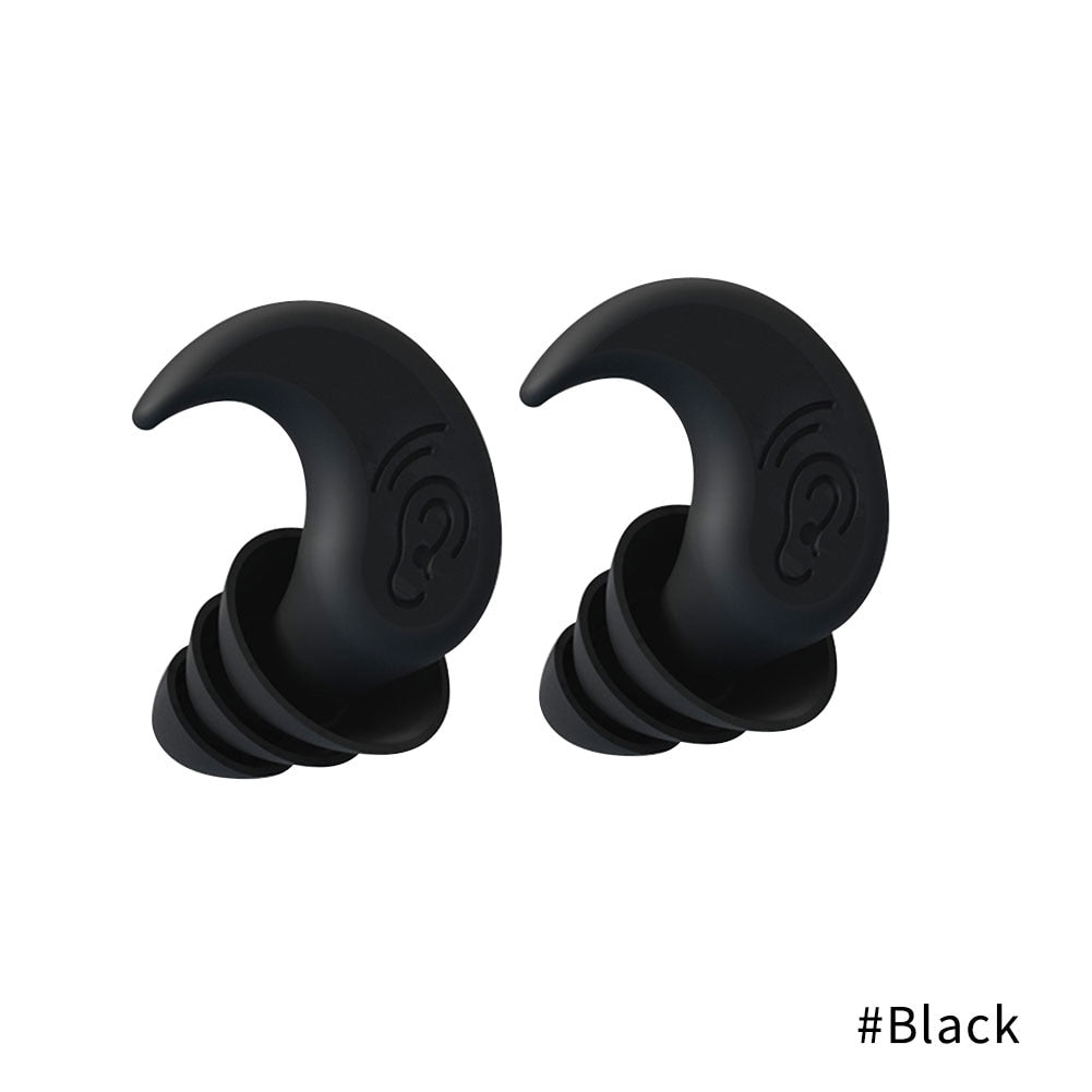 Anti Noise Silicone Earplugs Waterproof Swimming Ear Plugs For Sleeping Diving Surf Soft Comfort Natation Swimming Ear Protector