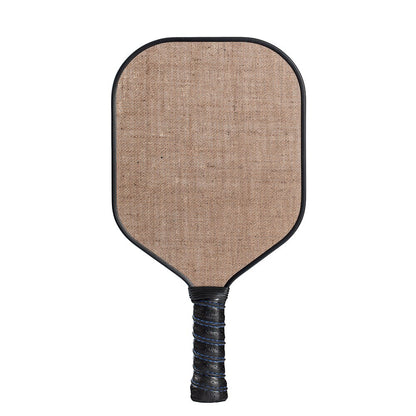 Pickleball Paddles Flax Fiber+Carbon Fiber Surface Polypropylene Honeycomb Inner Core Pickle Ball Racket with Comfortable Grip
