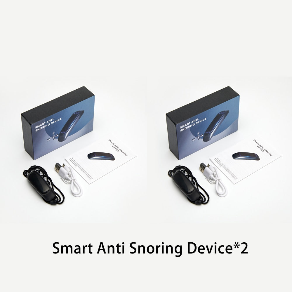Smart Anti Snoring Device EMS Pulse Stop Snore Portable Comfortable Sleep Well Stop Snore Health Care Sleep Apnea Aid USB