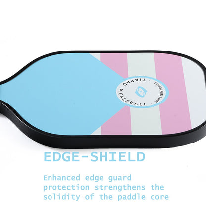 Pickleball Paddles Set Carbon Fiber PP Honeycomb Inner Core Extended Grip Lightweight Pickleball Paddles