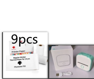 Portable Mini Thermal Bluetooth Label Printer / Paper
