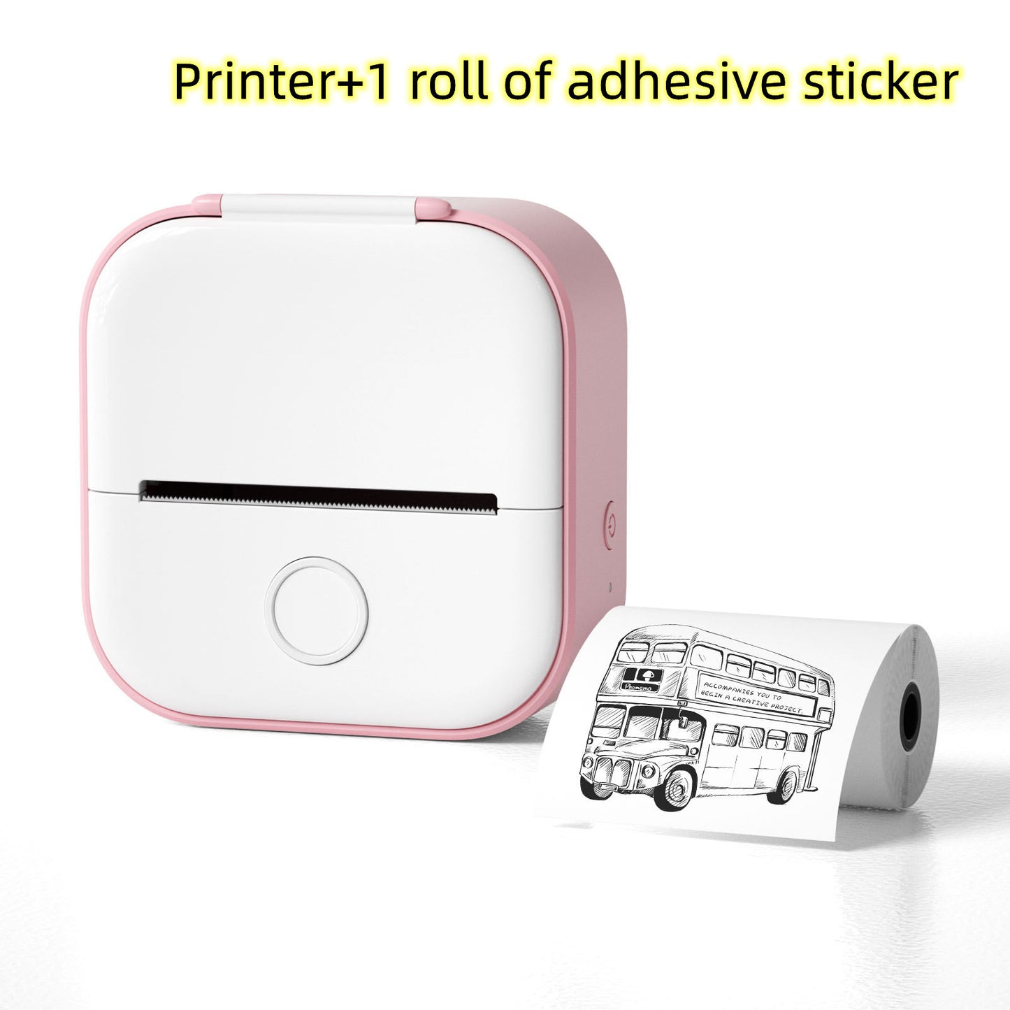 Portable Mini Thermal Bluetooth Label Printer / Paper